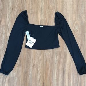 Sunday Best long sleeve crop top